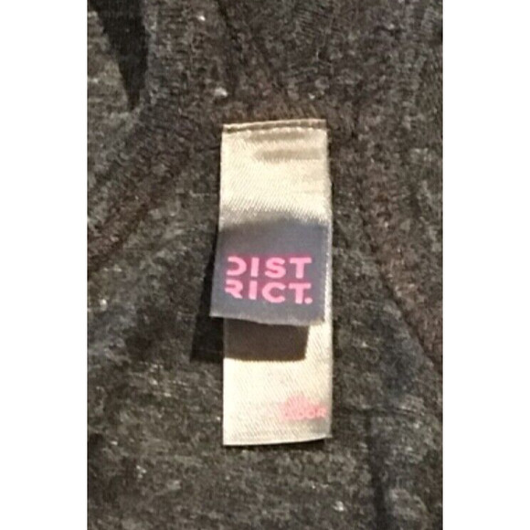 District Gray "Squash The Hate" Tank Top Women’s Size Small Casual Graphic Shirt - Picture 4 of 4